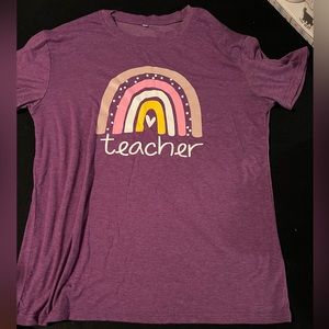 teacher rainbow shirt